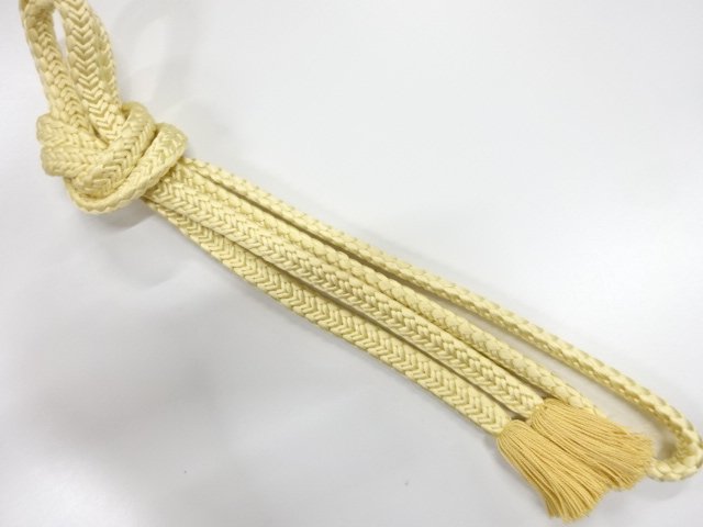 正絹　撚り房　手組帯締め